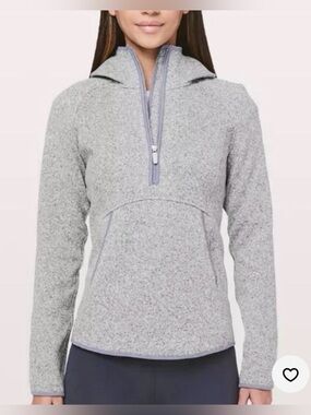 Lululemon Fleece And Thank You Hoodie Jacket Women's 6 Small Pullover Sweater